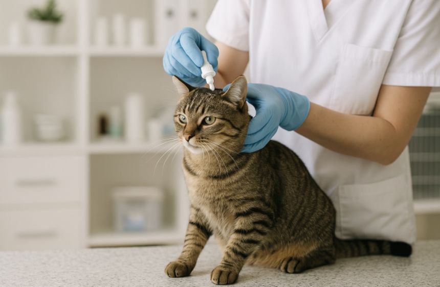 Ушни кърлежи при котки и котенца: симптоми, лечение и профилактика